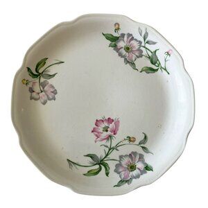 Antique MTC51 Mount Clemens 7.25" Salad Plate White Pink Purple Art Nouveau